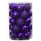 30ct. 2.5" Purple Shatterproof Christmas Ornaments